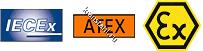 Символика взрывозащиты - стандарты ATEX, Ex