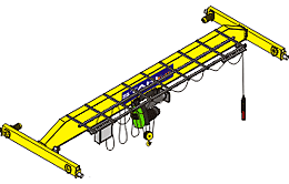 Кран однобалочный опорный мостовой купить - модель EL-B - крановые системы.